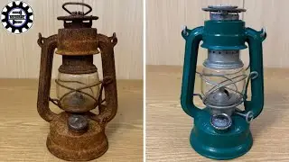 Rusty Feuerhand 175 Superbaby  Gas Lamp Restoratıon