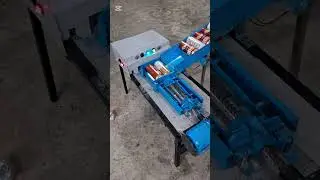 maquina elétrica de amassar latinha automatica.