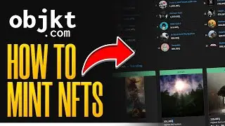 How to Mint NFTs on OBJKT.COM | Easy!