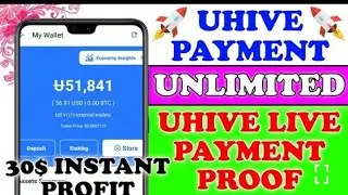 Uhive App online earning app withdraw proof|Technical Sami