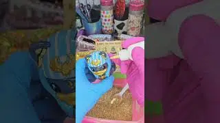 Let's glittet a duck! 🥰💕✨️ #duck #glitter #tutorial #crafting #handmade