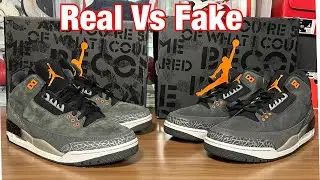 Air Jordan 3 Fear Real vs Fake Review.