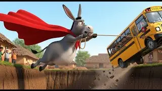 गोलू गधा बना Super Hero |Kids Superhero Animation| Captain Zoom is back