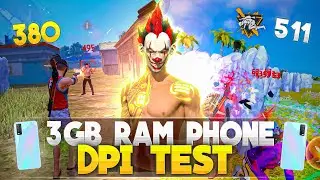 3GB RAM PHONE ( DPI TEST )  🔥 Free Fire Max