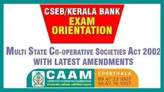 JCI/Kerala Bank - Multi State Co-operative Societies Act 2002 with latest Amendments