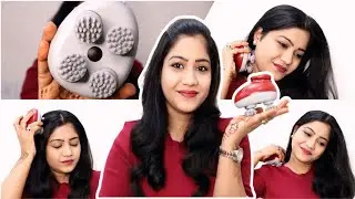 MEDITIVE Electric Scalp Massager Review| Demo| Rechargeable massager for Hair Growth & Relaxation