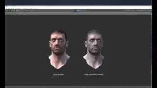 Subsurface Scattering Skin shader preview