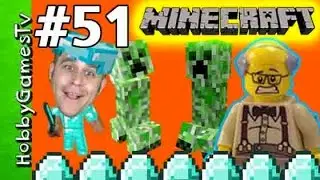Minecraft Floyd #51, Diamond Jackpot Creeper Hunt! Gameplay HobbyDude HobbyFloyd HobbyGamesTV