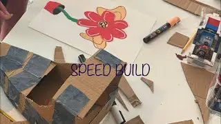 Cardboard Create boat and Flower SPEED!