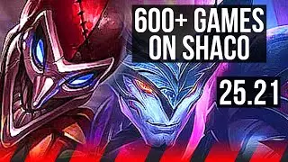 SHACO vs AATROX (TOP) | 600+ games | KR Diamond | 25.21