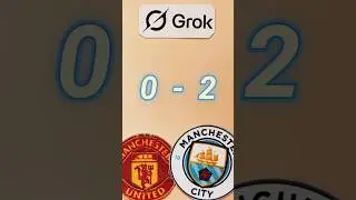 AI Predicts Manchester Derby! ChatGPT vs Gemini vs Grok vs Claude vs Copilot 🔮⚽