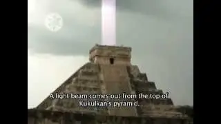 Pyramids emmiting light