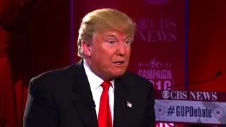 Donald Trump on his use of profanity and the state of his campaign