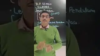 Very Important Concept Of Second Pendulum #dpsingh #dpsinghclasses #neet #jee