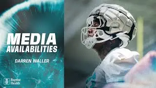 Darren Waller meets with the media | Miami Dolphins