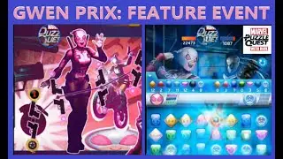 Marvel Puzzle Quest: Gwen Prix Special Feature Event! Gwenpool PvE Action! (MPQ)
