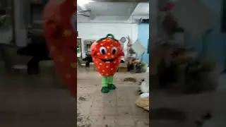 Strawberry Music Mascot Costumes | Joy Mascot Costumes Video Show