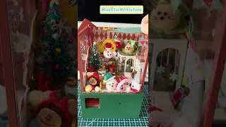 Xmas Claw Machine Miniature P.33 #diy #dollhouse #diyminiature #diydollhouse #miniature #mini