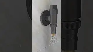 Fossa Laundry Faucet | Washing Machine Faucet | Angle Valve - Black