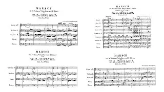 Mozart: 4 Marches, K. 248, K. 249, K. 290, K. 445/320c (with Score)