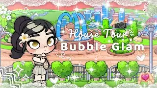 🏡 HOUSE TOUR BUBBLE GLAM || AVATAR WORLD || PAZU || AESTHETIC 🧺☁️🎀✨ #housetour #avatarworld #pazu 