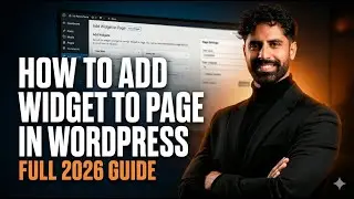 How to Add Widget to Page in WordPress (Full 2026 Guide)