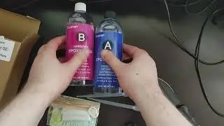 32OZ Epoxy Resin and Hardener Kit Crystal Clear for Jewelry DIY Art, Cast Coating Wood - Unboxing