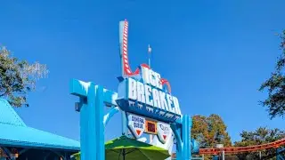 Ice breaker rollercoaster at SeaWorld, Orlando 15th November 2025 #adventureswithken 🇺🇲