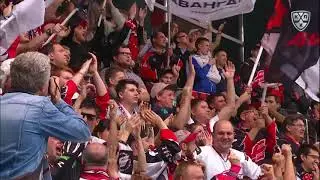 Покка забивает первый гол в КХЛ