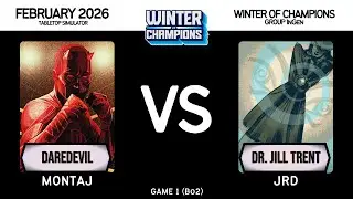 Daredevil (Montaj) vs Dr. Jill Trent (Jrd) │ WoC'26  - Groups │ Game 1 │ Unmatched