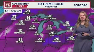 High temps in mid-teens Thursday; Weather Impact Alert Days for Friday, Saturday | WTOL 11 Weather
