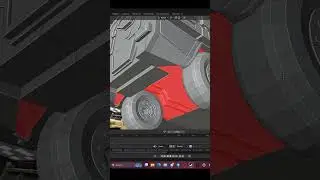 Military Vehicle create / Time lapse 3D Blender #mmorpg #blendergameengine #rp #unturned #3d