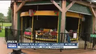 Summer fun at Herschell Carrousel Museum