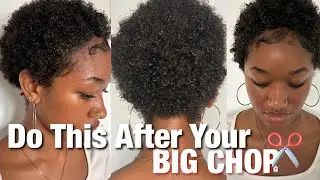 How to style short type 4 natural hair | post big chop| protective styles