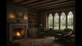 Cozy Fireplace Ambience 🔥 Relaxing Fire Sounds | Calm Living Room (No Music)