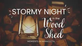 Stormy Night in the Woodshed  | 9 Hours | HD 1080p