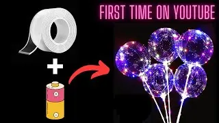 How to make Neno tape ballon|Neno tape light ballon|Magic Neno tape ballon