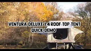 Ventura Deluxe 1.4 Roof Top Tent - Quick Demo