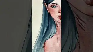 Sirena🧜&zwj;♀️         #рисованиеакварелью #русалка #mermaid #arttrend #inspiration #какрисовать