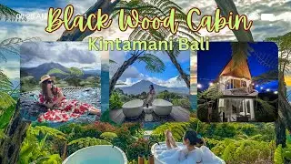 Black wood cabin Kintamani Bali #baliindonesia #wisatabali #kintamani #staycation