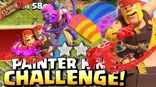 Painter Champion Challenge Clash of Clans ⭐⭐⭐ Boyacı Şampiyon M&uuml;cadesi