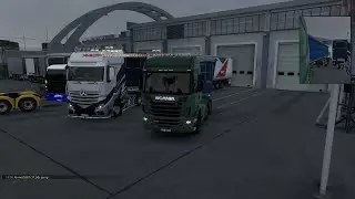 Euro Truck Simulator 2 Truckesmp driving scania r on night
