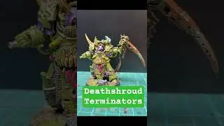 Deathshroud Terminators! (sound test) #minipainting #killteam #warhammer40k #warhammercommunity #40k