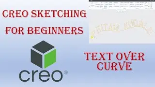 PTC Creo Parametric - How to add Text over curve