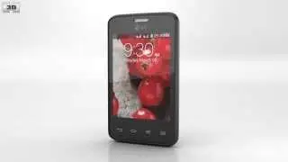 LG Optimus L3 II Dual E435 Black 3D model by 3DModels.org