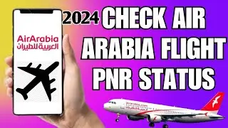 How can I check my flight ticket confirmation in Air Arabia Airlines?#flight #airarbia #pnrcheck