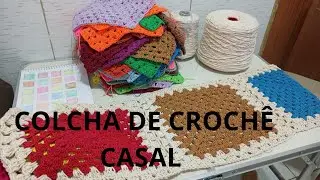 Como fazer a colcha de croch&ecirc; Bobbie goods de Crocheteira/barbante em promo&ccedil;&atilde;o #crochet #crocheting