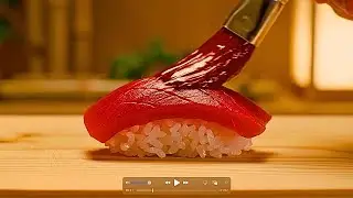 【AI ASMR】どれ食べたい？魔法の筆で料理が出現する世界✨Which Would You Eat? Food Appears from a Magic Brush ✨