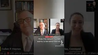 24.07.20 - How this lawyer wants to be remembered&hellip; 🕯️ #Lawyers  #CullenPHaynes #Law
