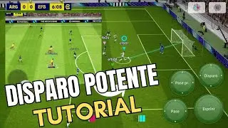 Tutorial c&oacute;mo hacer el disparo potente en Efootball 2024